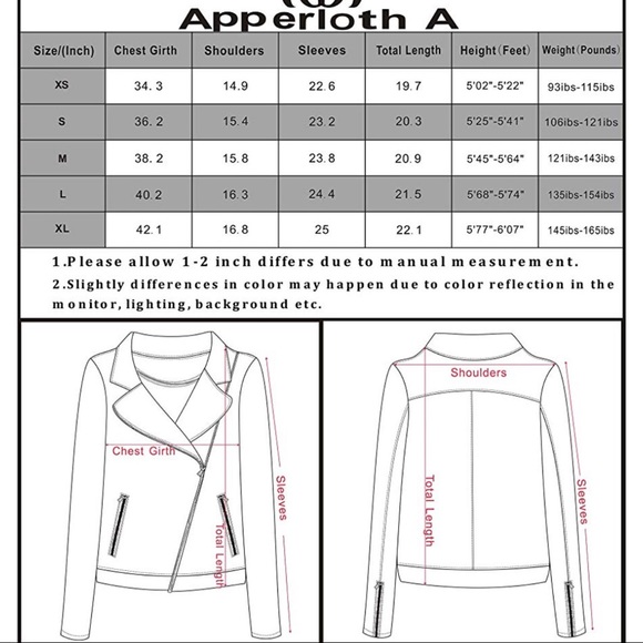 Women’s Faux Suede Asymmetrical Moto Style Jacket - Picture 4 of 4